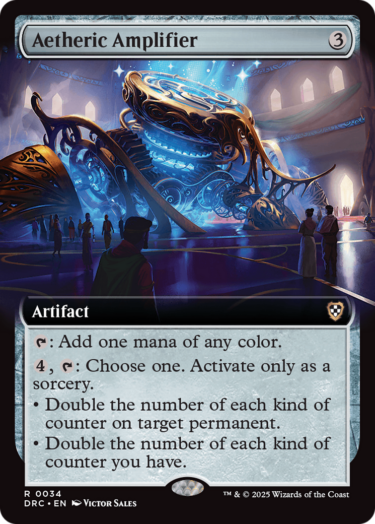 Aetheric Amplifier (Extended Art) [Aetherdrift Commander] | Chromatic Games