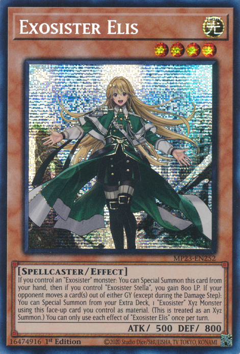 Exosister Elis [MP23-EN252] Prismatic Secret Rare | Chromatic Games