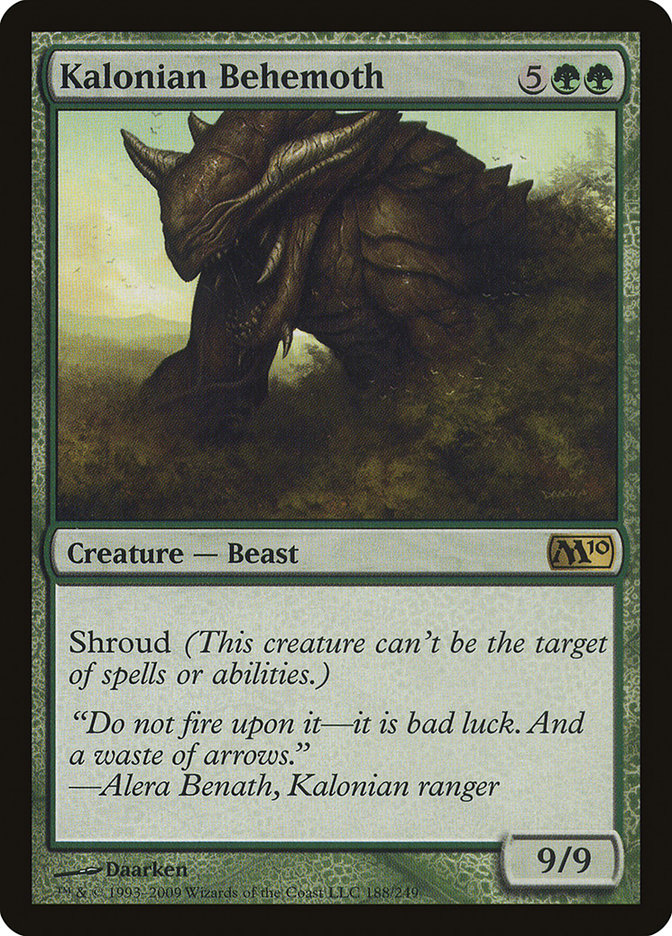 Kalonian Behemoth 188/249 (Magic 2010 (M10))  | Chromatic Games
