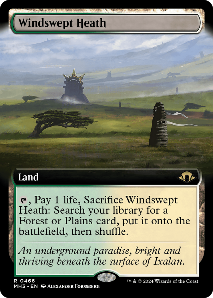 Windswept Heath (Extended Art) [Modern Horizons 3] | Chromatic Games