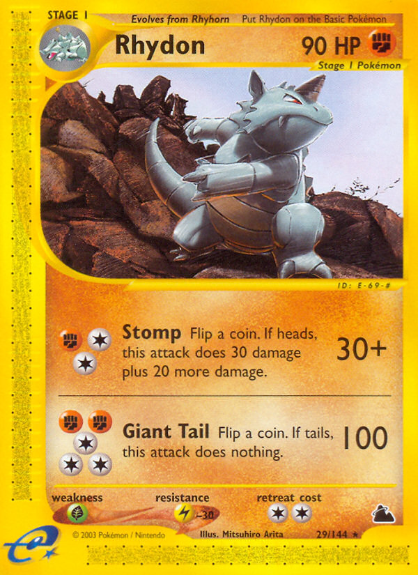 Rhydon (29/144) [Skyridge] | Chromatic Games