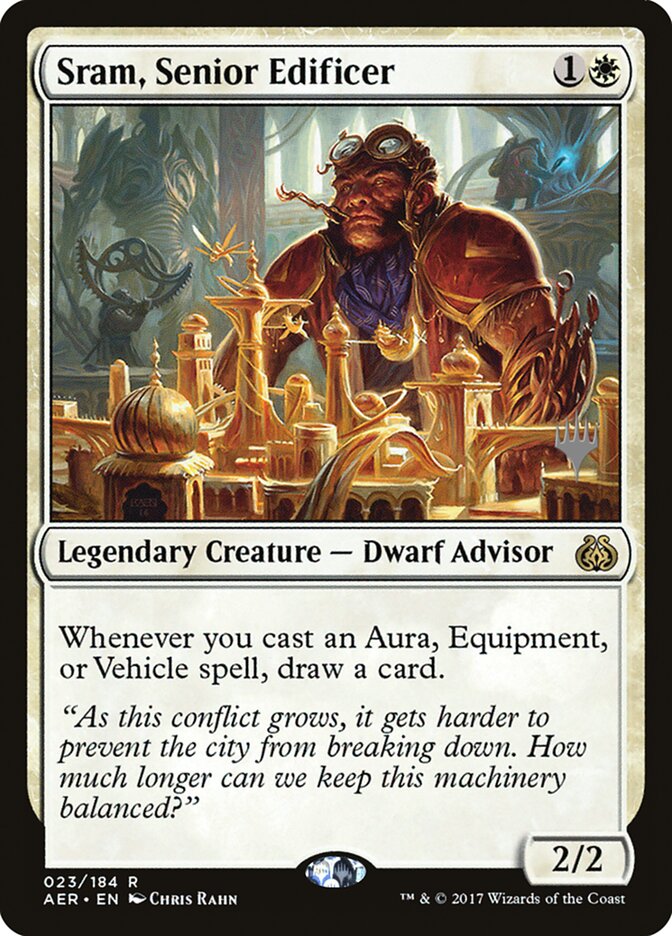 Sram, Senior Edificer [Aether Revolt Promos] | Chromatic Games