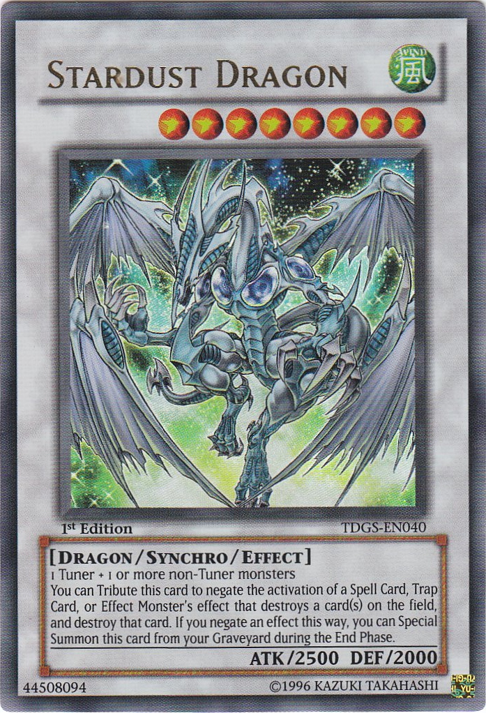 Stardust Dragon [TDGS-EN040] Ultra Rare | Chromatic Games