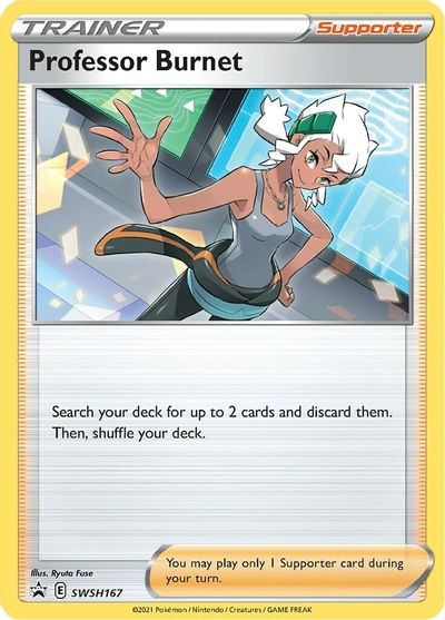 Professor Burnet (SWSH167) [Sword & Shield: Black Star Promos] | Chromatic Games