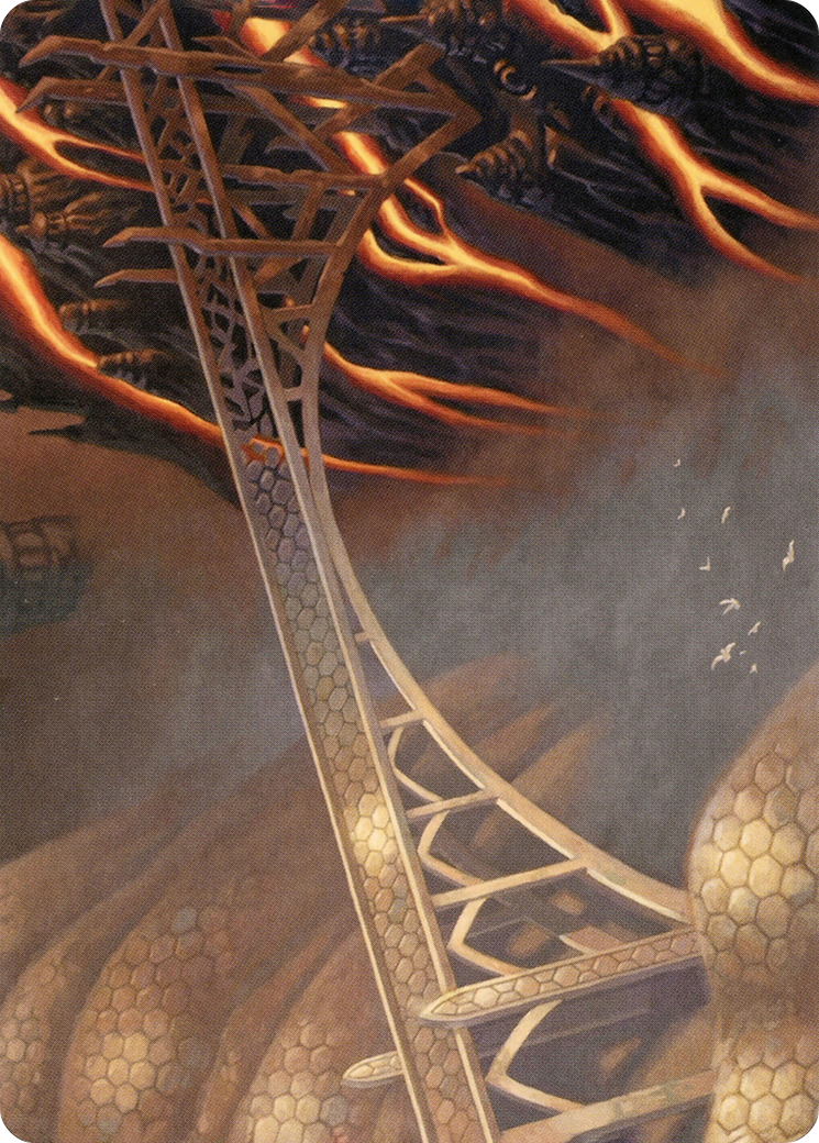 Rustvale Bridge Art Card [Modern Horizons 2 Art Series] | Chromatic Games