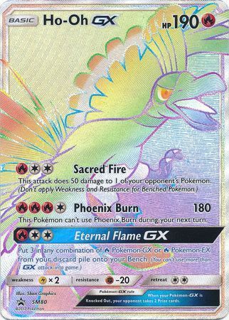 Ho-Oh GX (SM80) (Jumbo Card) [Sun & Moon: Black Star Promos] | Chromatic Games