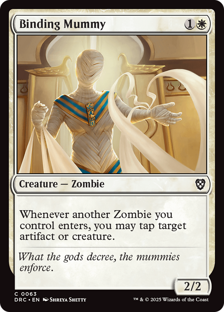 Binding Mummy [Aetherdrift Commander] | Chromatic Games