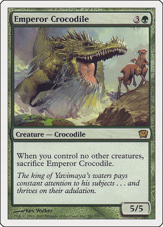 Emperor Crocodile 241/350 (9th Edition)  | Chromatic Games