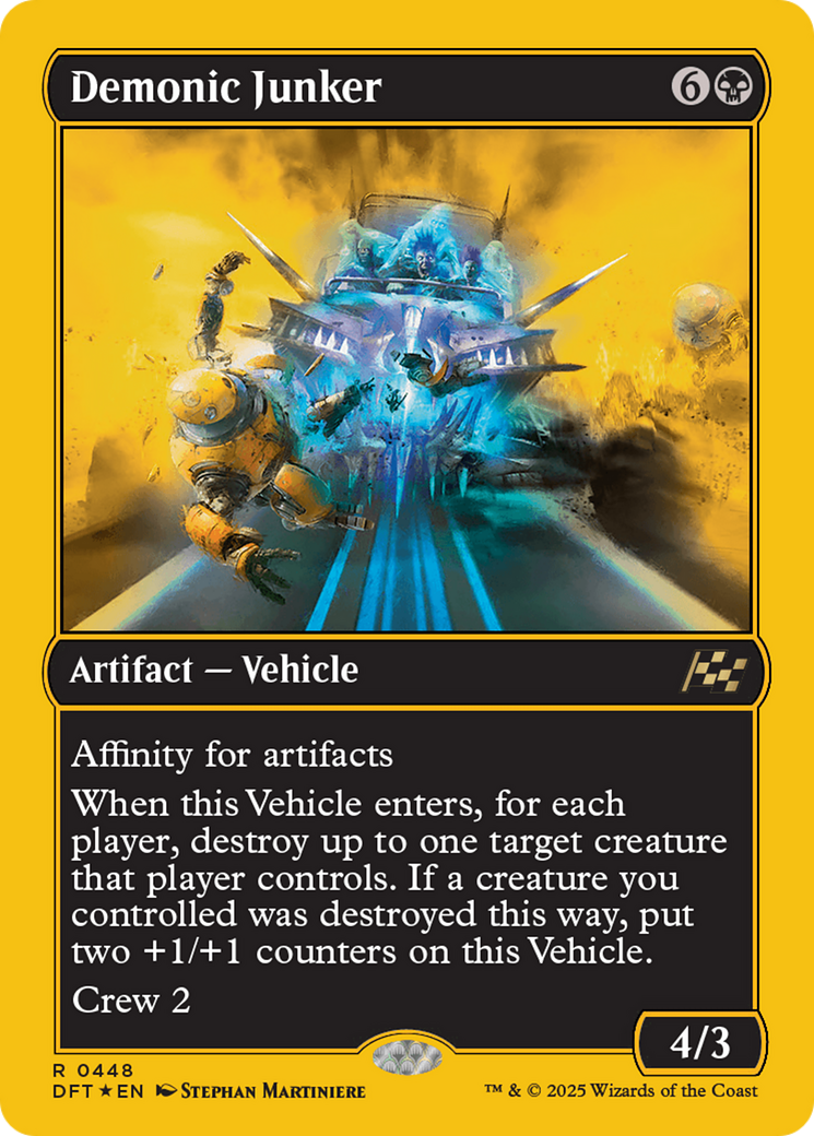Demonic Junker (First-Place Foil) [Aetherdrift] | Chromatic Games