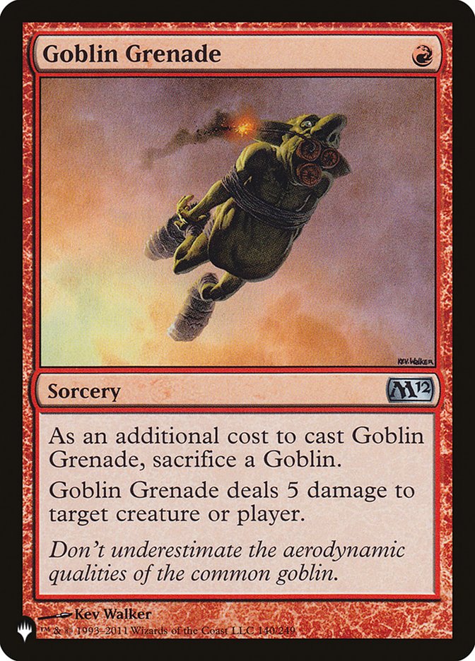 Goblin Grenade [The List] | Chromatic Games