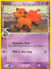 Vulpix (70/101) (Delta Species) [EX: Dragon Frontiers] | Chromatic Games