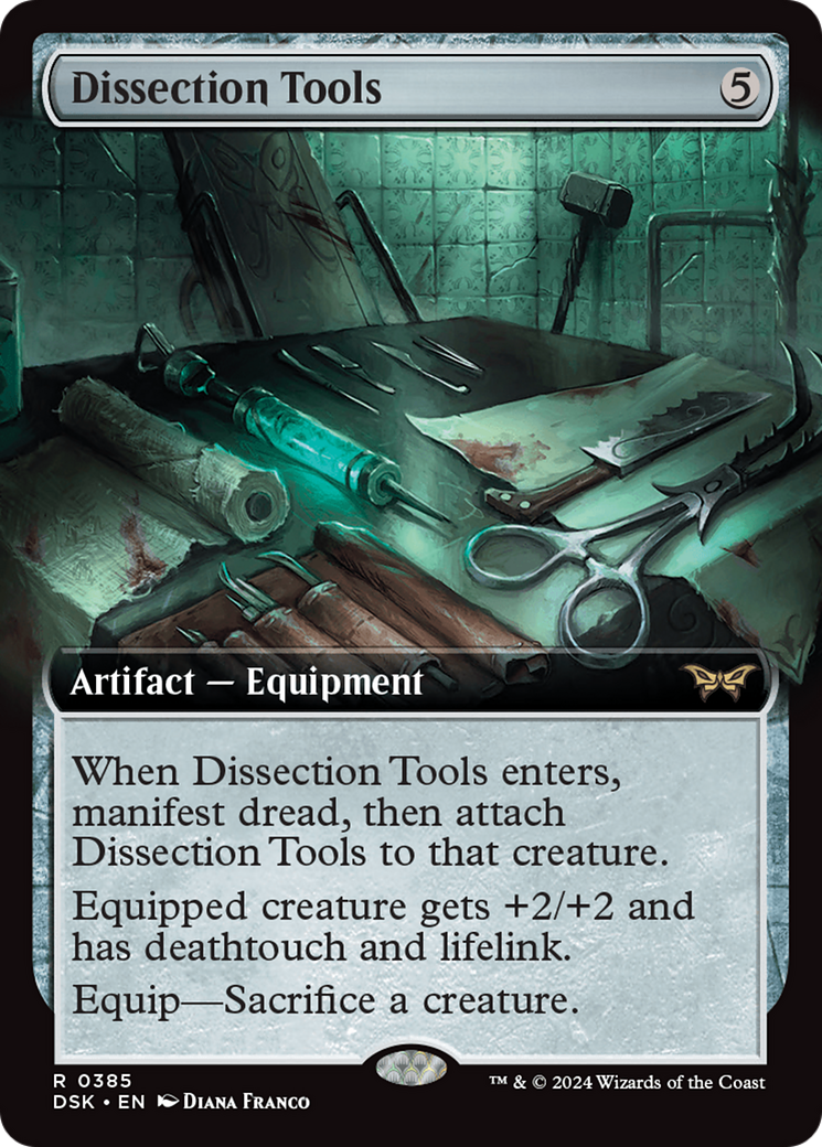 Dissection Tools (Extended Art) [Duskmourn: House of Horror] | Chromatic Games