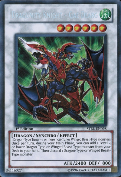 Dragunity Knight - Gae Dearg [STBL-EN098] Secret Rare | Chromatic Games