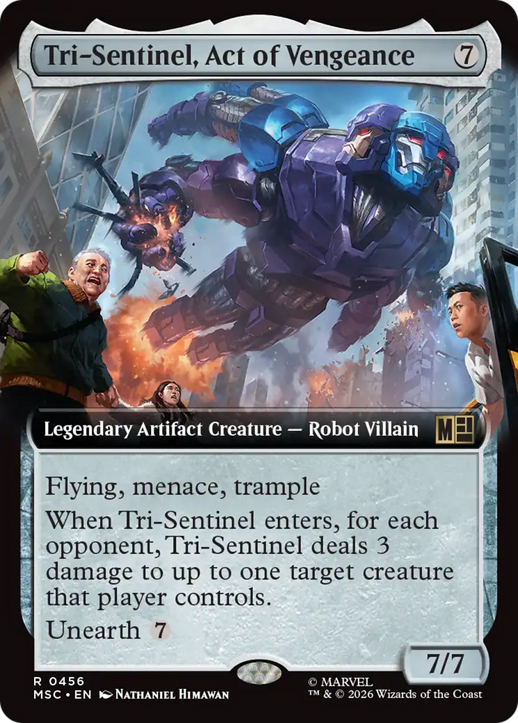 Tri-Sentinel, Act of Vengeance (Extended Art) [Marvel Super Heroes Commander] | Chromatic Games