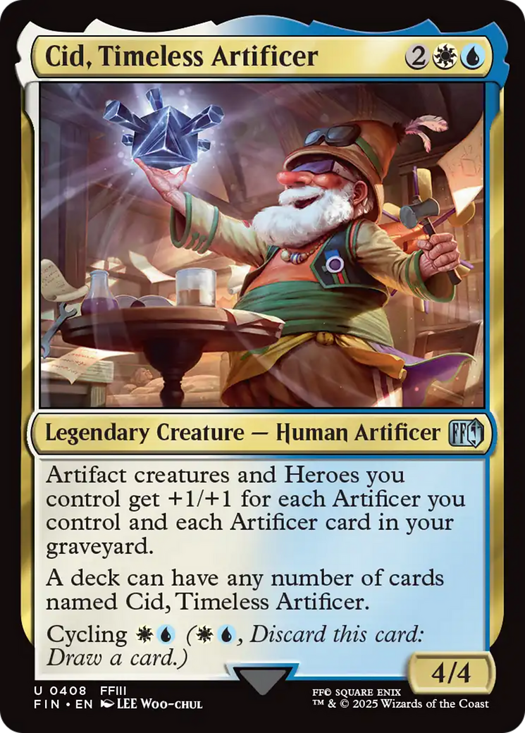 Cid, Timeless Artificer (0408) [FINAL FANTASY] | Chromatic Games