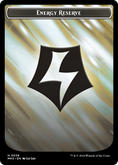 Servo // Energy Reserve Double-Sided Token [Modern Horizons 3 Tokens] | Chromatic Games