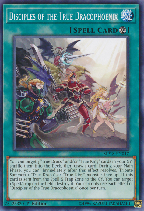 Disciples of the True Dracophoenix [MP18-EN017] Common | Chromatic Games