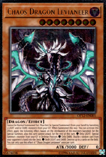 Chaos Dragon Levianeer [OP12-EN001] Ultimate Rare | Chromatic Games