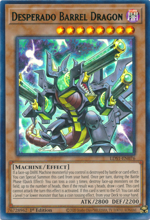 Desperado Barrel Dragon (Green) [LDS1-EN076] Ultra Rare | Chromatic Games