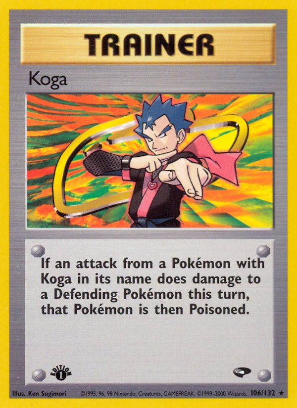 Koga (106/132) [Gym Challenge 1st Edition] | Chromatic Games