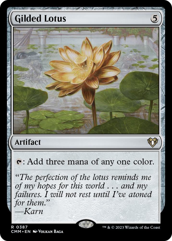 Gilded Lotus 387 (Commander Masters)  | Chromatic Games