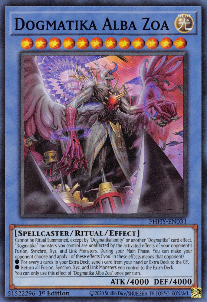 Dogmatika Alba Zoa [PHHY-EN031] Super Rare | Chromatic Games