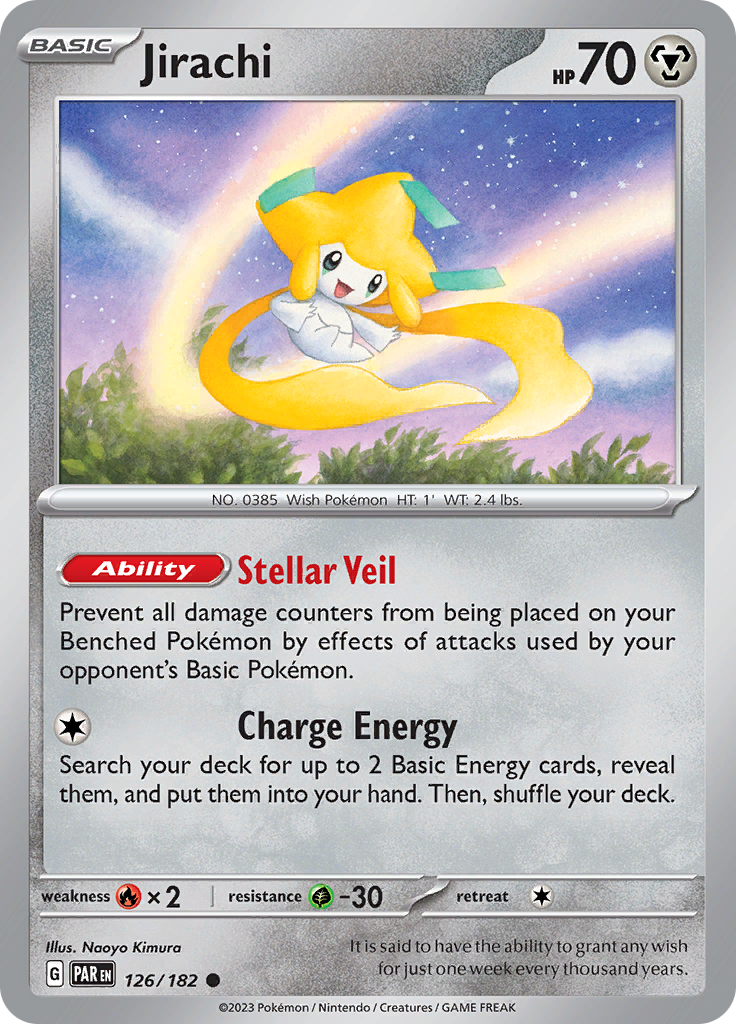 Jirachi (126/182) [Scarlet & Violet: Paradox Rift] | Chromatic Games