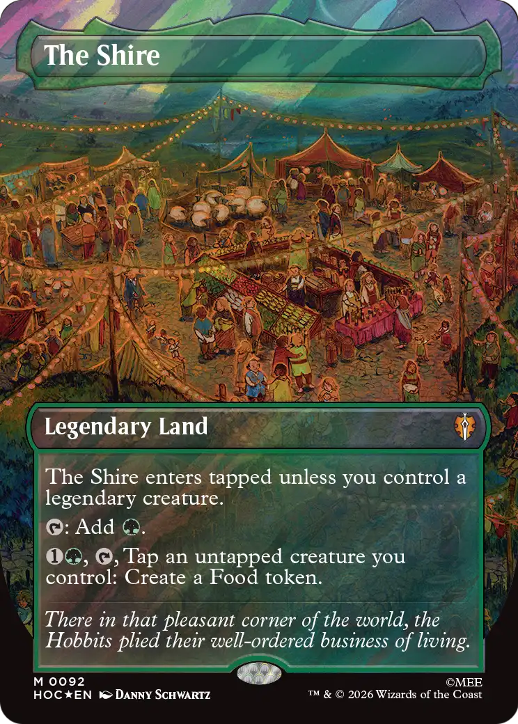 The Shire (Borderless) (Surge Foil) [The Hobbit: Eternal-Legal] | Chromatic Games