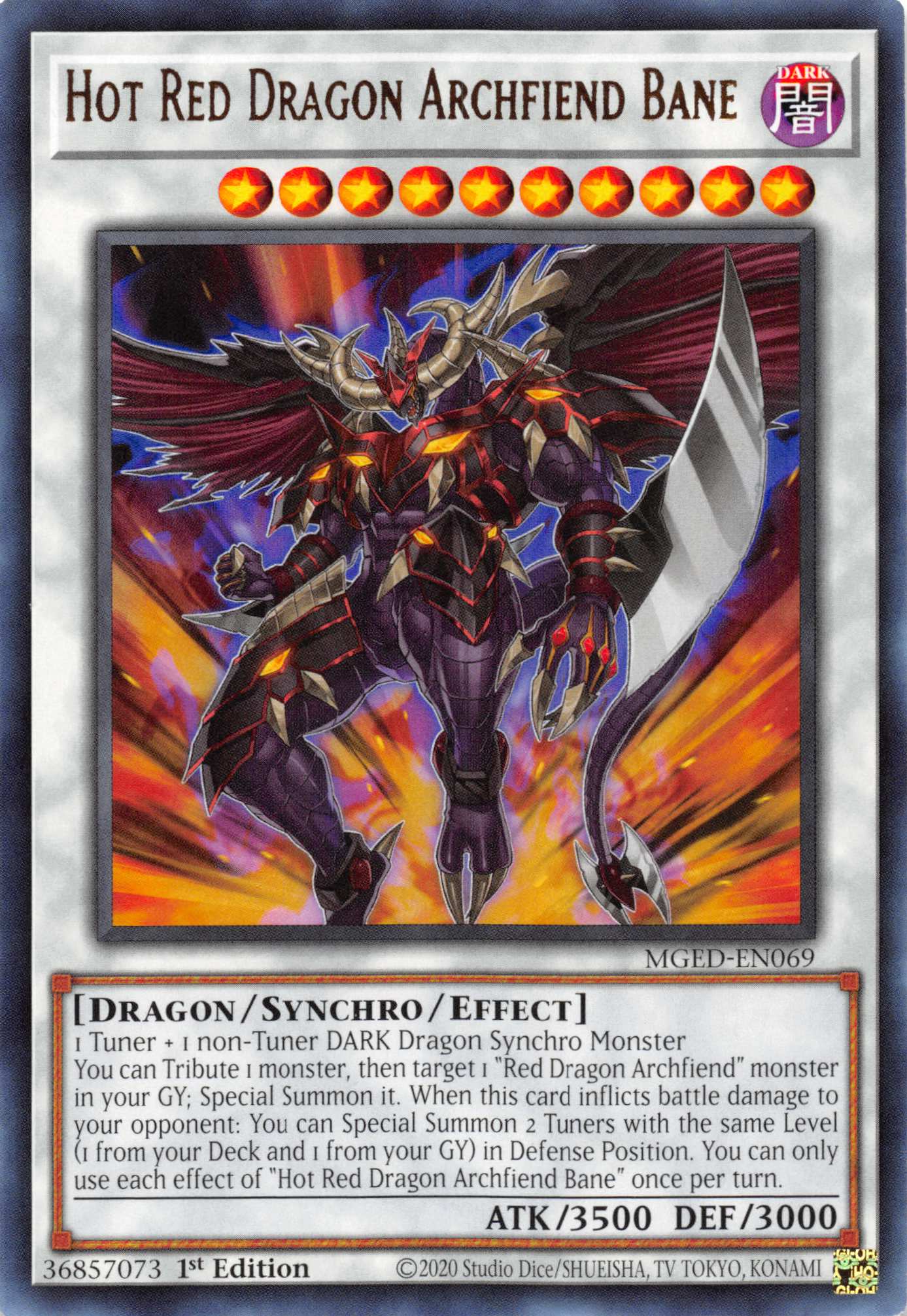 Hot Red Dragon Archfiend Bane [MGED-EN069] Rare | Chromatic Games