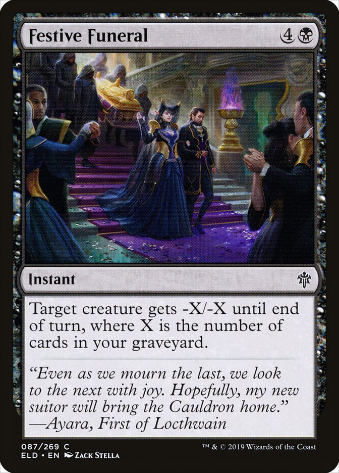 Festive Funeral 87/269 (Throne of Eldraine)  | Chromatic Games