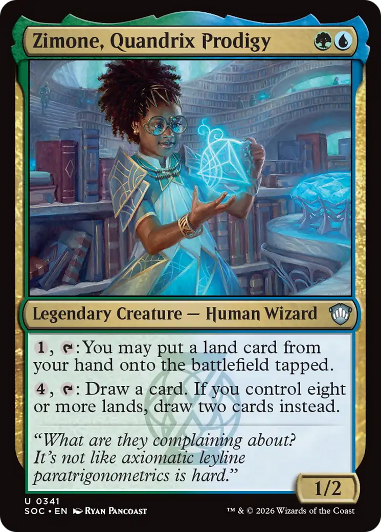 Zimone, Quandrix Prodigy [Secrets of Strixhaven Commander] | Chromatic Games