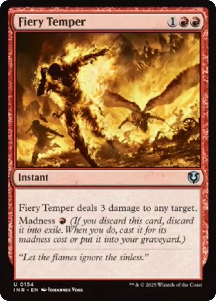 Fiery Temper [Innistrad Remastered] | Chromatic Games