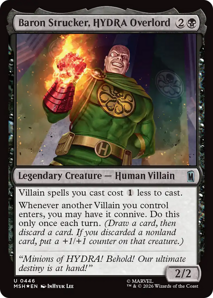 Baron Strucker, HYDRA Overlord (Surge Foil) [Marvel Super Heroes] | Chromatic Games