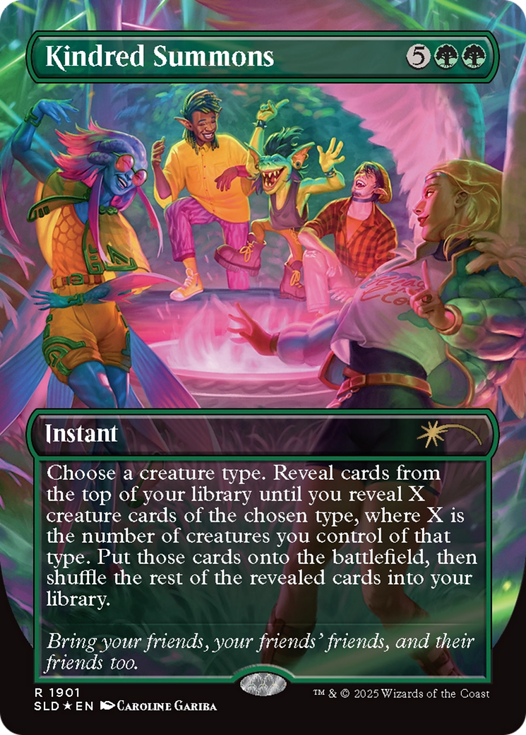 Kindred Summons (Double Rainbow Foil) [Secret Lair Drop Series] | Chromatic Games
