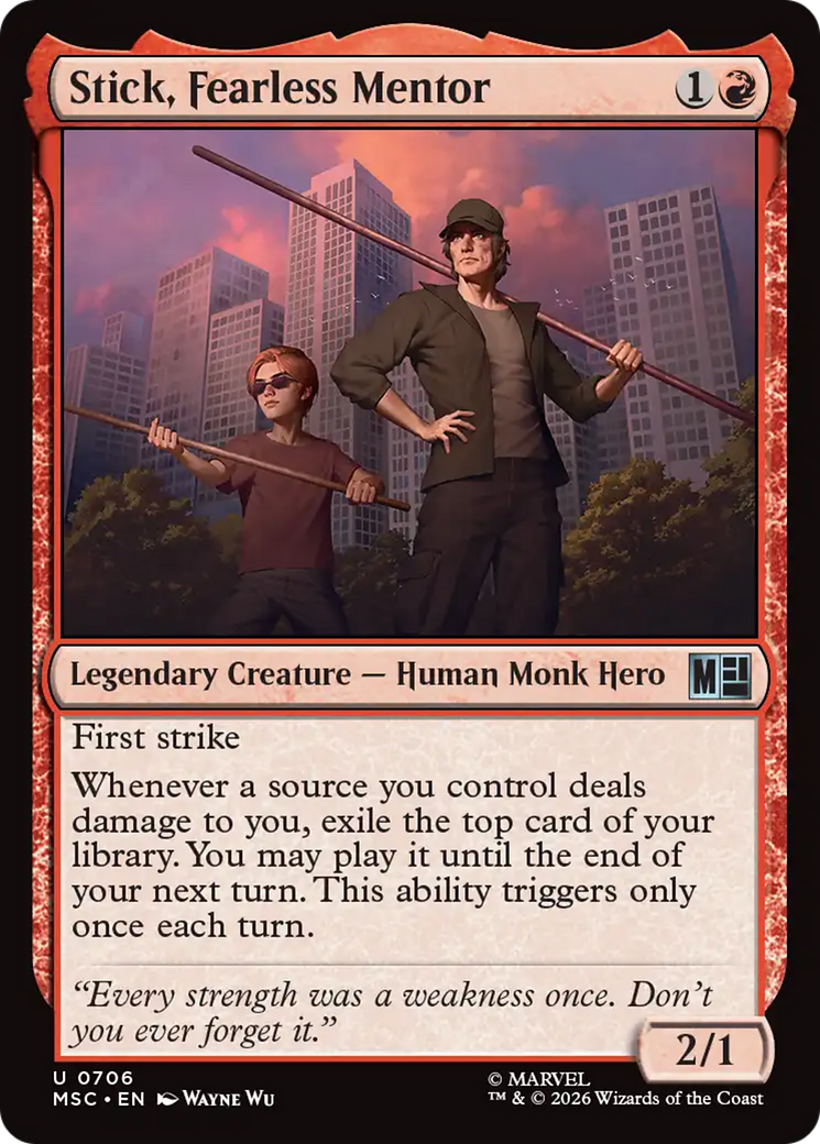 Stick, Fearless Mentor [Marvel Super Heroes Commander] | Chromatic Games