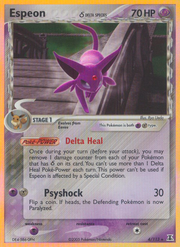 Espeon (4/113)(Delta Species) [EX: Delta Species] | Chromatic Games