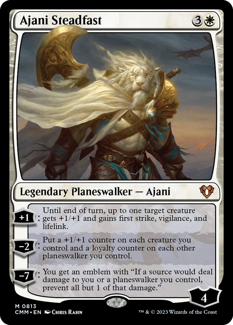 Ajani Steadfast [Commander Masters] | Chromatic Games