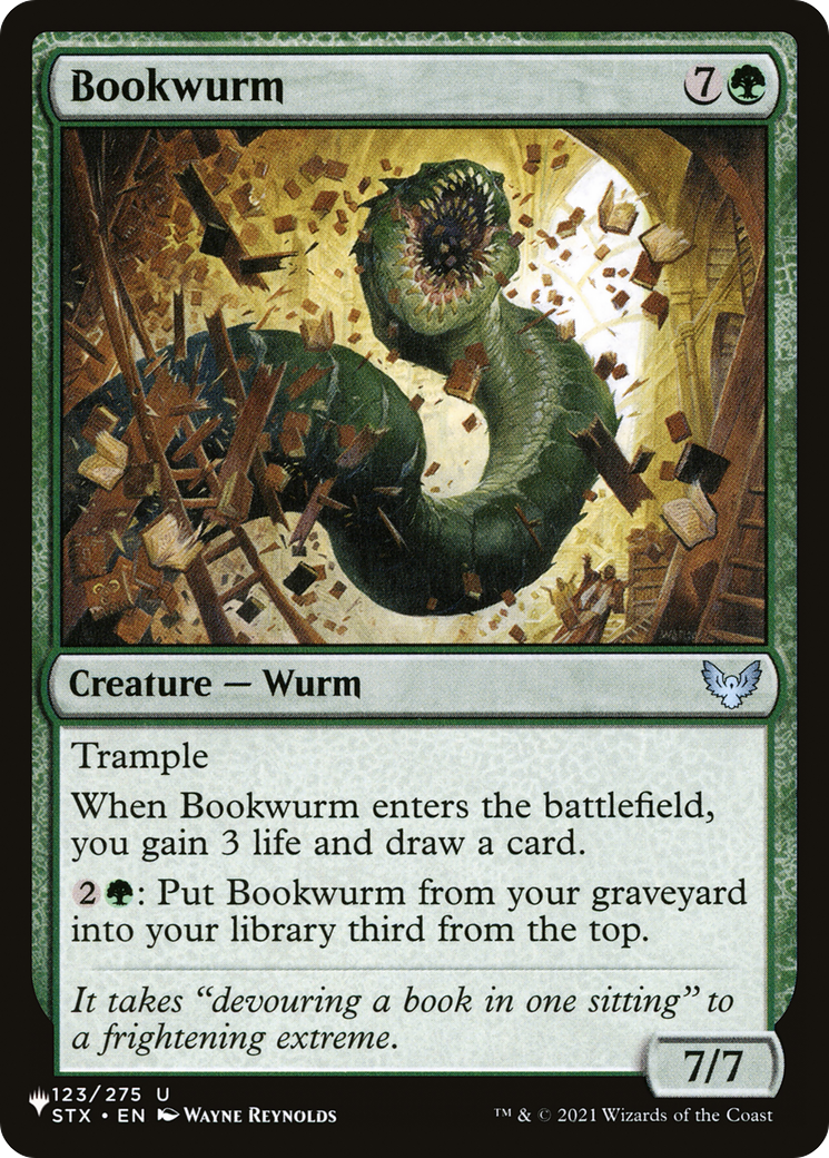 Bookwurm [The List Reprints] | Chromatic Games