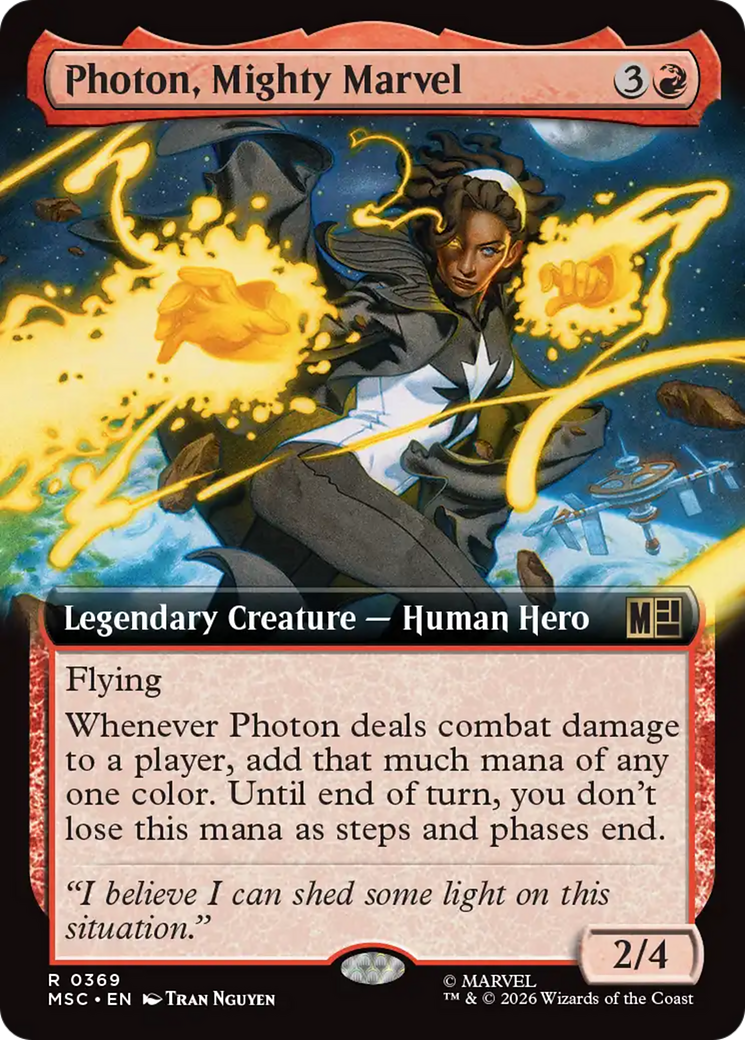 Photon, Mighty Marvel (Extended Art) [Marvel Super Heroes Commander] | Chromatic Games