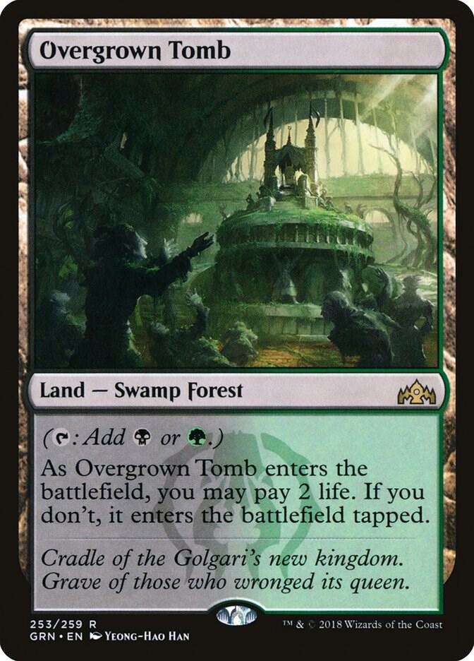 Overgrown Tomb 253/259 (Guilds of Ravnica)  | Chromatic Games