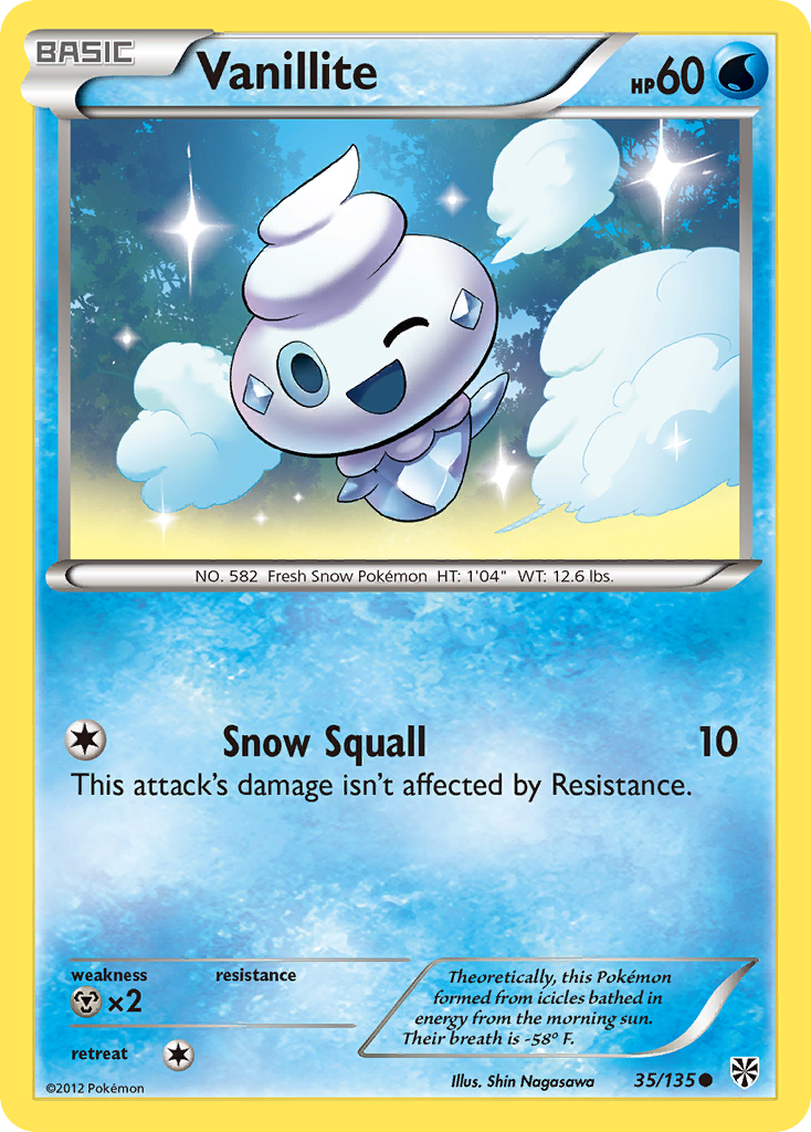 Vanillite (35/135) [Black & White: Plasma Storm] | Chromatic Games