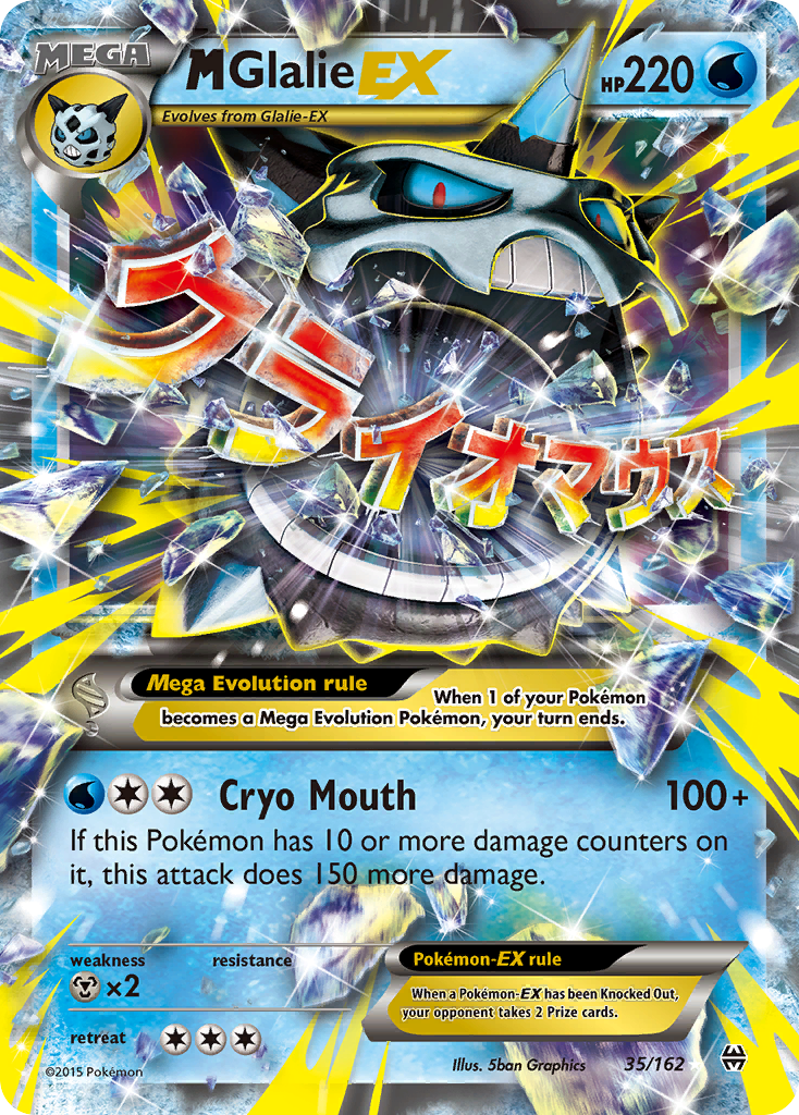 M Glalie EX (35/162) [XY: BREAKthrough] | Chromatic Games