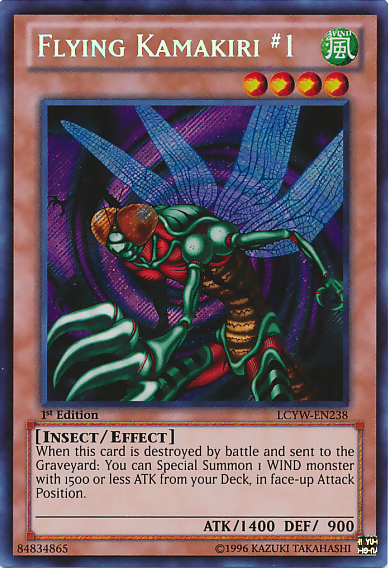 Flying Kamakiri #1 [LCYW-EN238] Secret Rare | Chromatic Games