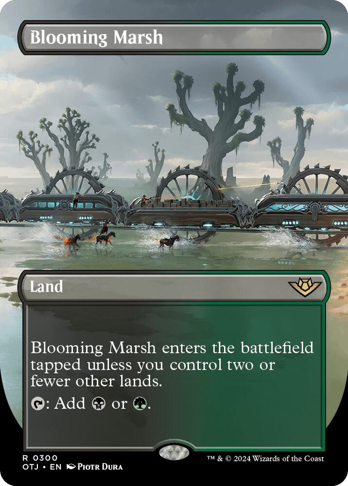Blooming Marsh 300 (Outlaws of Thunder Junction)  - Borderless | Chromatic Games