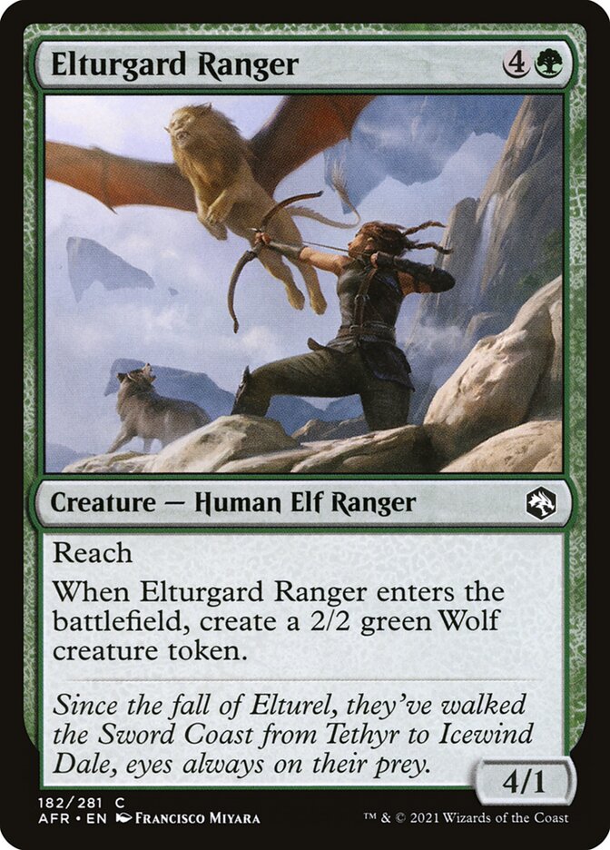Elturgard Ranger 182 (Adventures in the Forgotten Realms)  | Chromatic Games