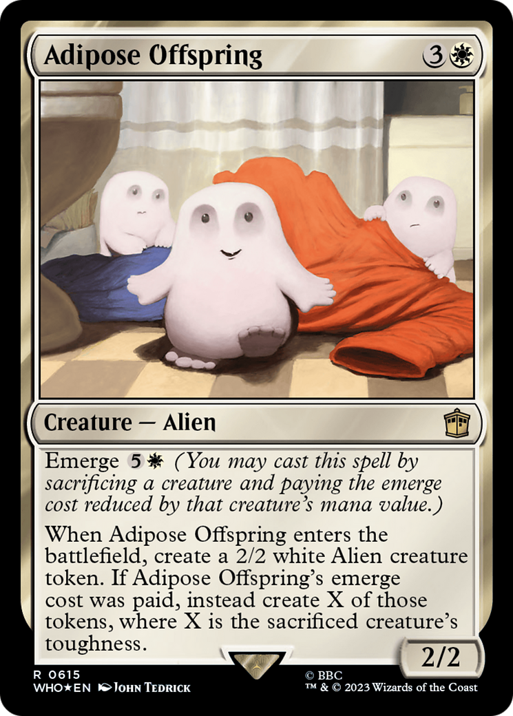 Adipose Offspring (Surge Foil) [Doctor Who] | Chromatic Games