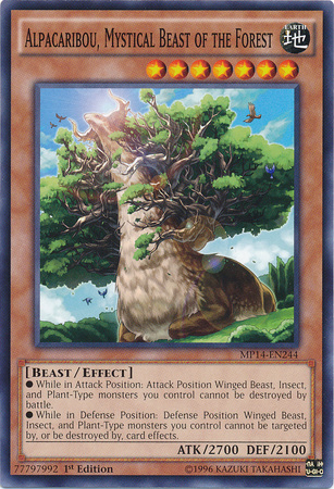 Alpacaribou, Mystical Beast of the Forest [MP14-EN244] Common | Chromatic Games