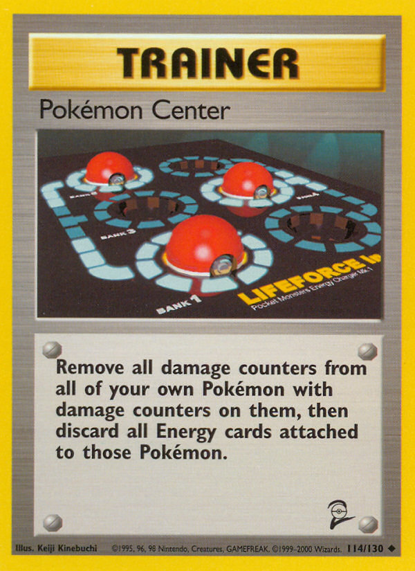 Pokemon Center (114/130) [Base Set 2] | Chromatic Games