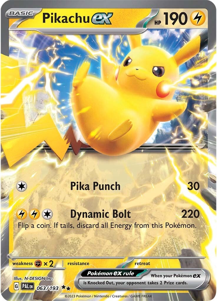 Pikachu ex (063/193) [Scarlet & Violet: Paldea Evolved] | Chromatic Games