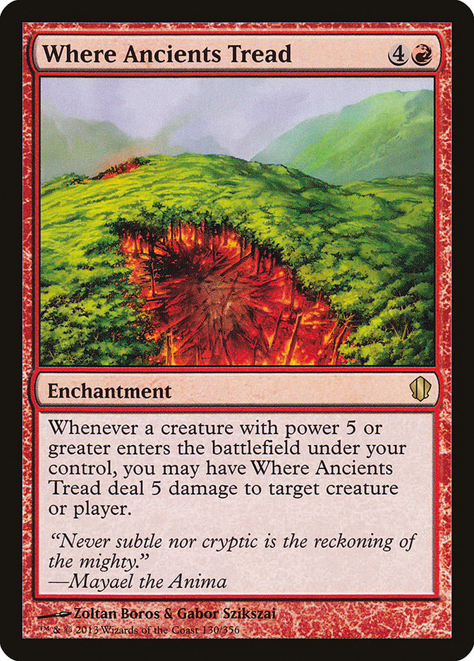 Where Ancients Tread 130/356 (Commander 2013)  | Chromatic Games